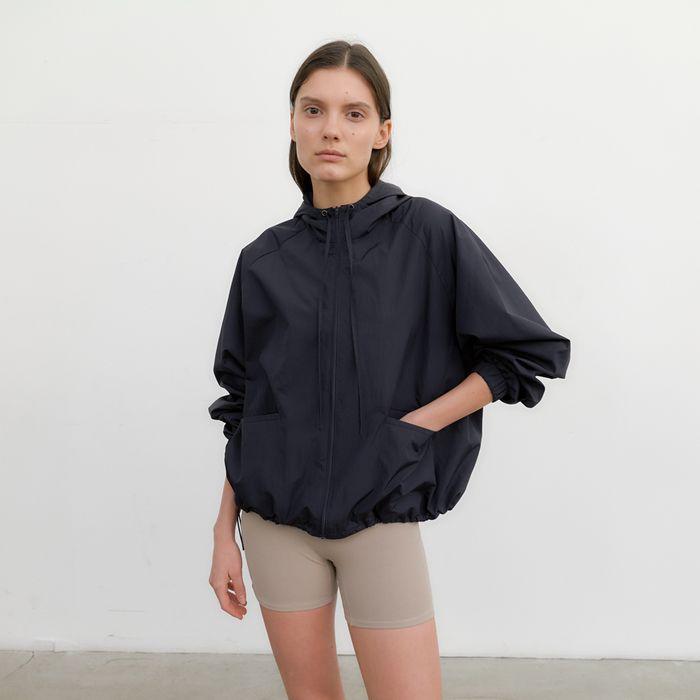 Technical Hooded Jacket - Navy