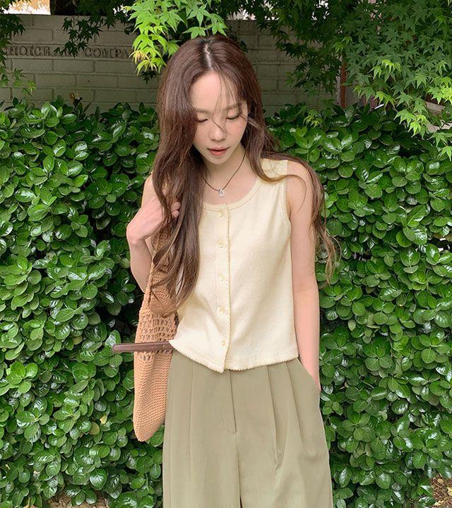 로이 웨이브 나시 (3color) - 포근한 소재