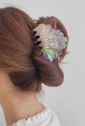 Aurora shell hair clip