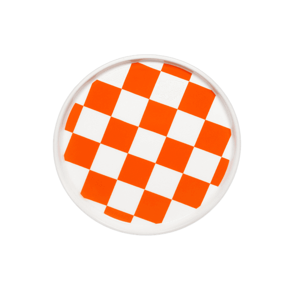 Orange Checkerboard