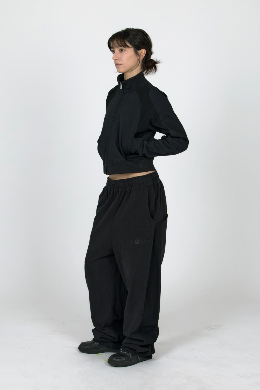 MPa CONTRAST ZIPPED JACKET WOMEN (BLACK)