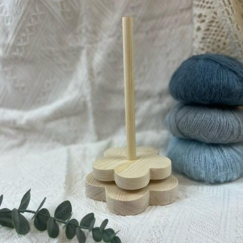 클로버 우드 실패꽂이 얀홀더 뜨개질실 스피너 뜨개실홀더 - 뜨개질 도구 | 쿠팡