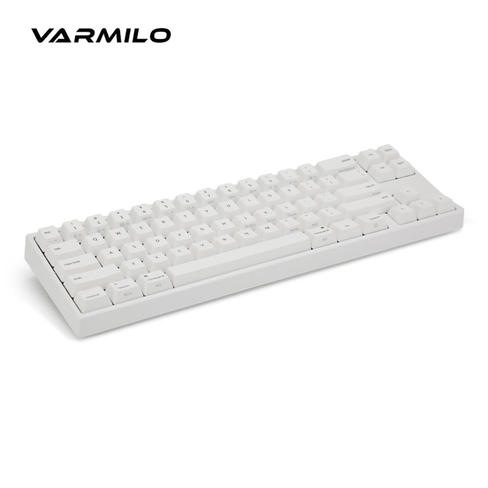 바밀로 애플 Mac 밀키화이트 기계식 키보드 68키 갈축