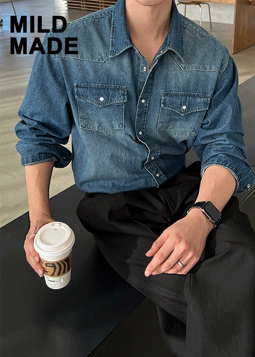 (MILD MADE)MD.046-Western denim shirts (누적판매 700장)(다음주 초 1차 출고예정)