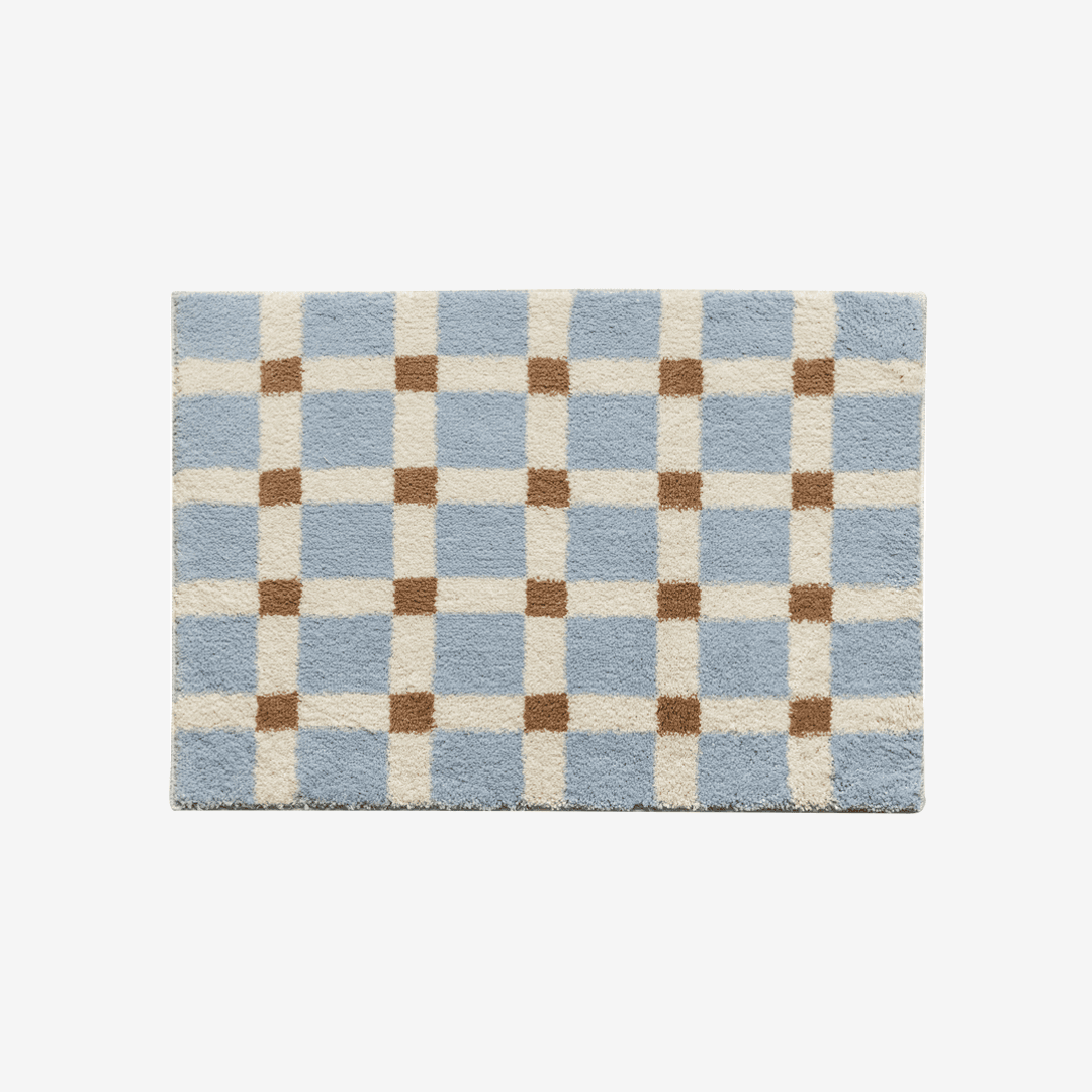 [예약배송][29CM단독] 블루베리 모자이크 도어 매트 (50x70)