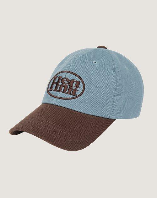Hennit Logo Cap (Sky Blue/Brown)