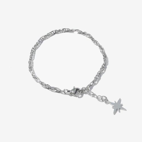 러쉬오프(RUSH OFF)  Surgical Steel Twinkle Star Chain Bracelet / 트윙클 스타 체인 팔찌-발찌 - 후기 | 무신사