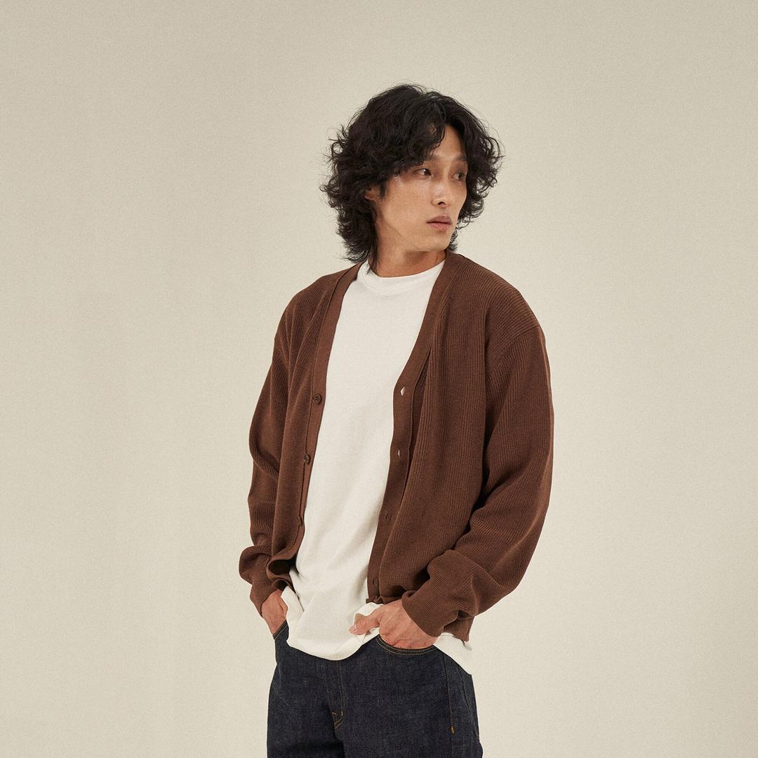 River Cardigan Choco Brown