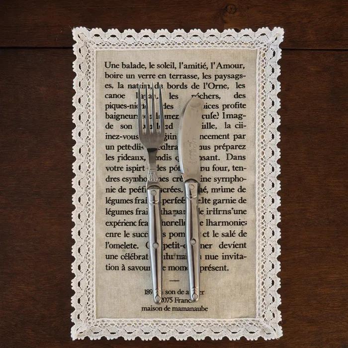 Vintage Note Lace mat 빈티지 레이스 오브제 매트_3컬러