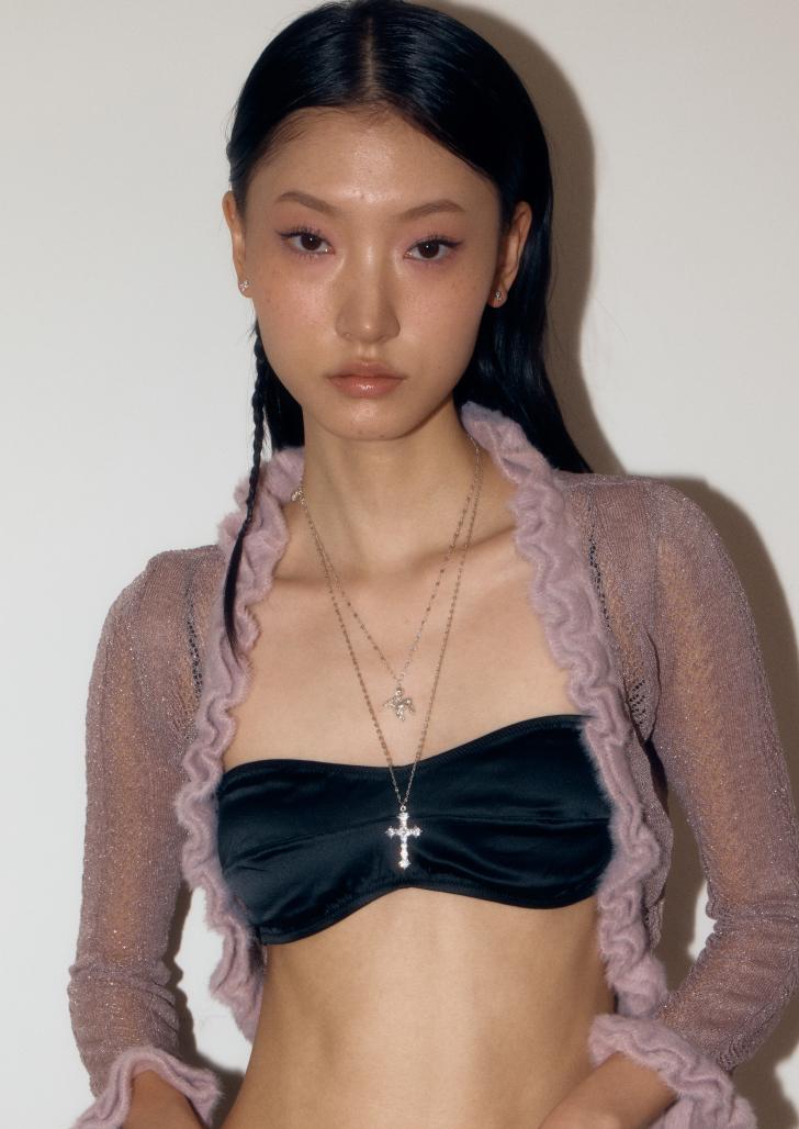 tutu cross necklace
