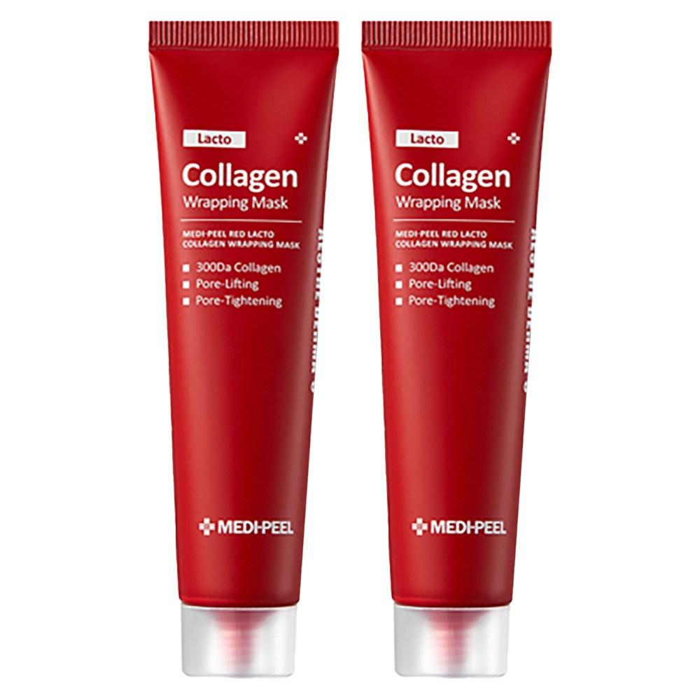 메디필 레드 락토 콜라겐 랩핑 마스크팩 70ml, 1개입, 2개 - 필오프 팩 | 쿠팡