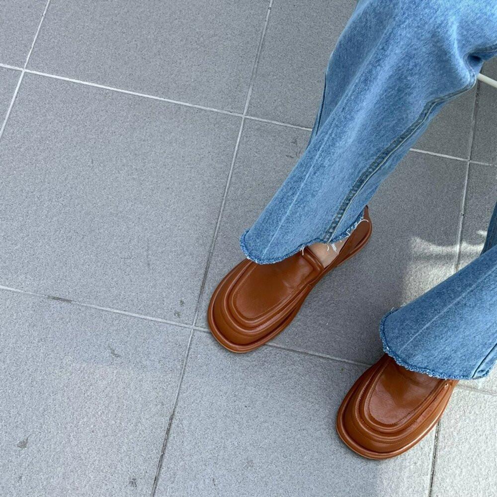 여성 발편한 발볼넓은 페니 로퍼