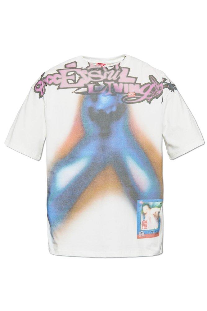 Diesel T-Boxt Patterned T-Shirt