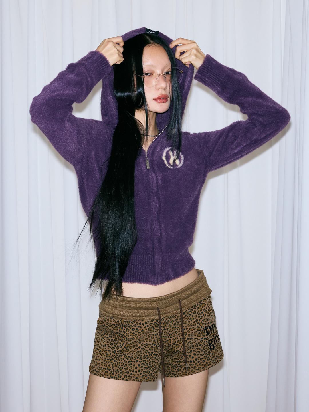 [2차] HOTEL FUR KNIT ZIP-UP