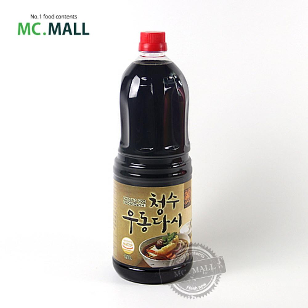[엠씨몰] 청수 우동다시 1.8L  우동액상 [원산지:상세설명에 표시]