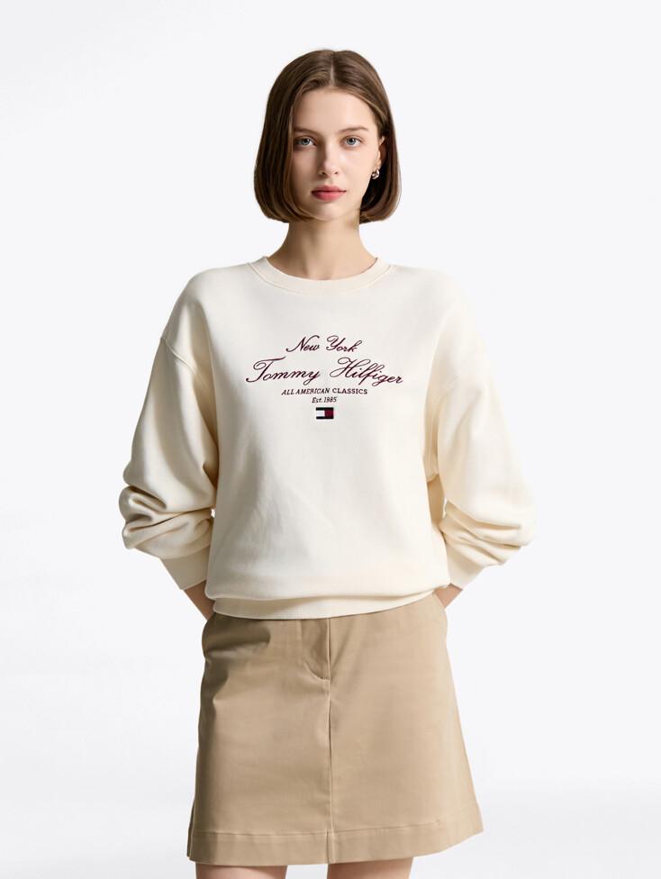 [25SS] 스크립트 크루넥 스웨트 셔츠