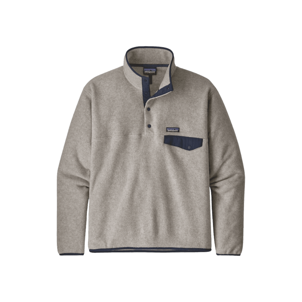 파타고니아 라이트웨이트 신칠라 스냅-T 플리스 풀오버 오트밀 헤더