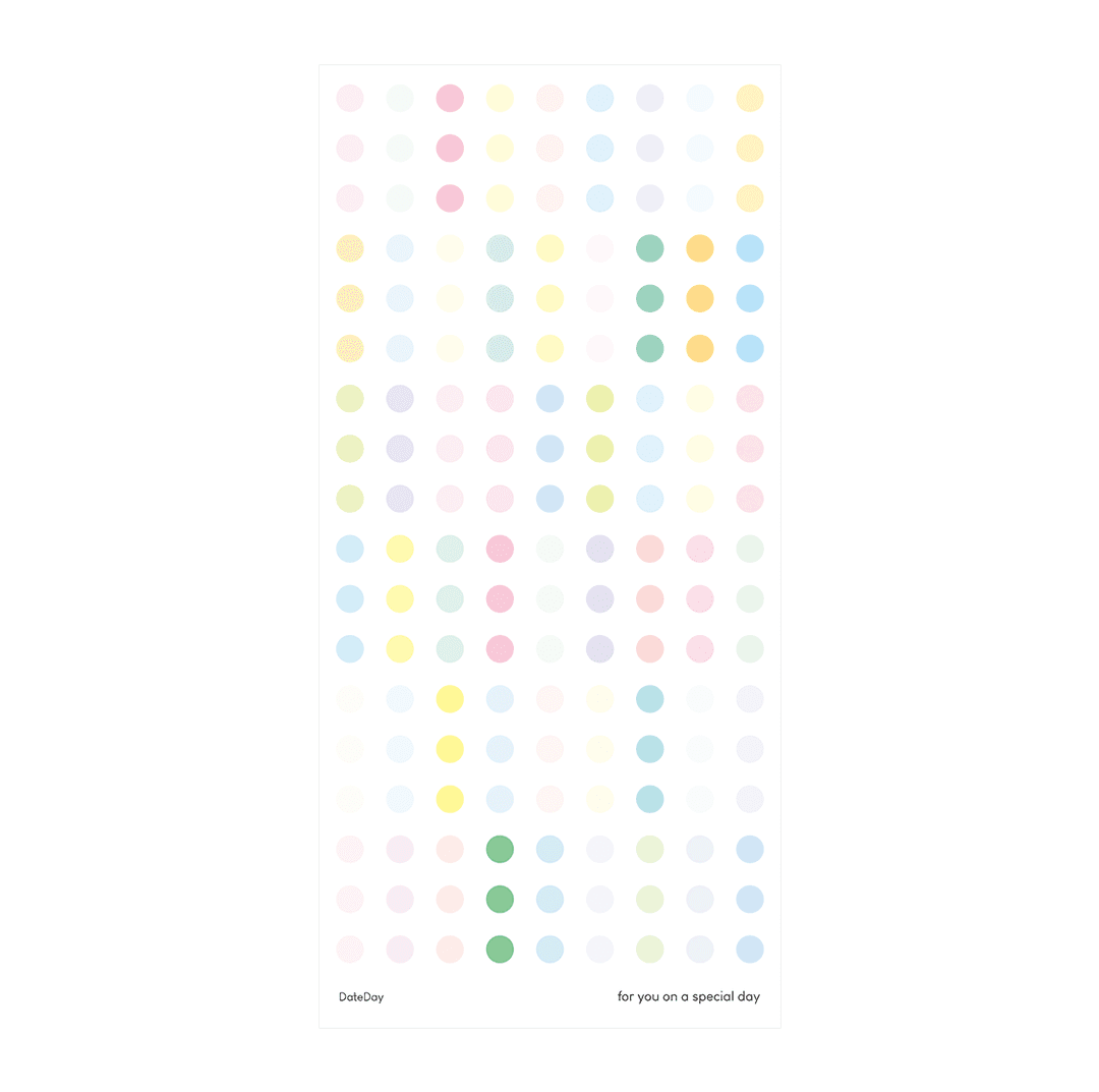 [new ver] Seal sticker - Pure palette (5mm)