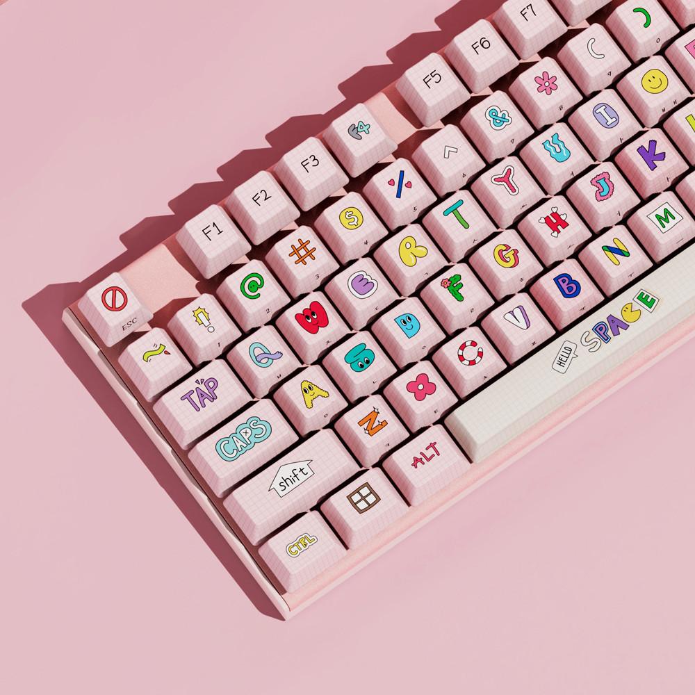 시이닷 다이어리 기계식 키보드 핑크 에디션 Diary Keyboard Pink Edition
