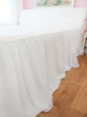 시폰웨딩베드스커트