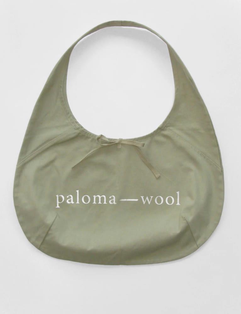 빠른출고/ 팔로마울 로고 한정판 코튼백 토트백 그린/그레이 (2컬러)