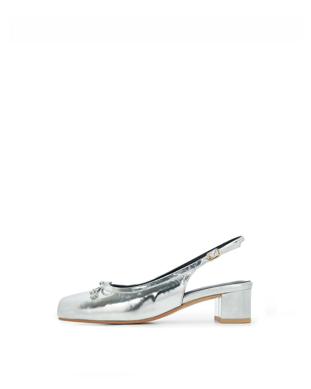 SIA Ballerina Slingbacks - SILVER (10% OFF -3/24)