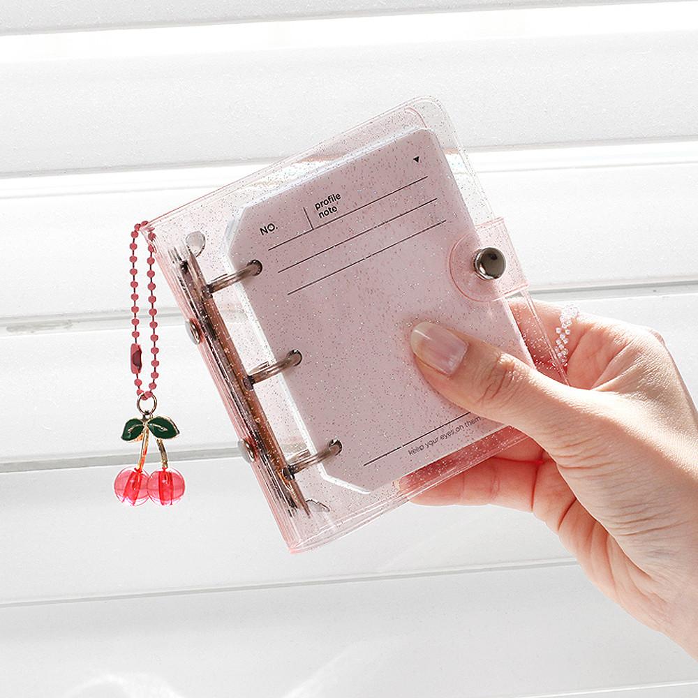 미니 프로파일 3공 바인더 다이어리 / 삼공 포토카드 포카집 폴꾸