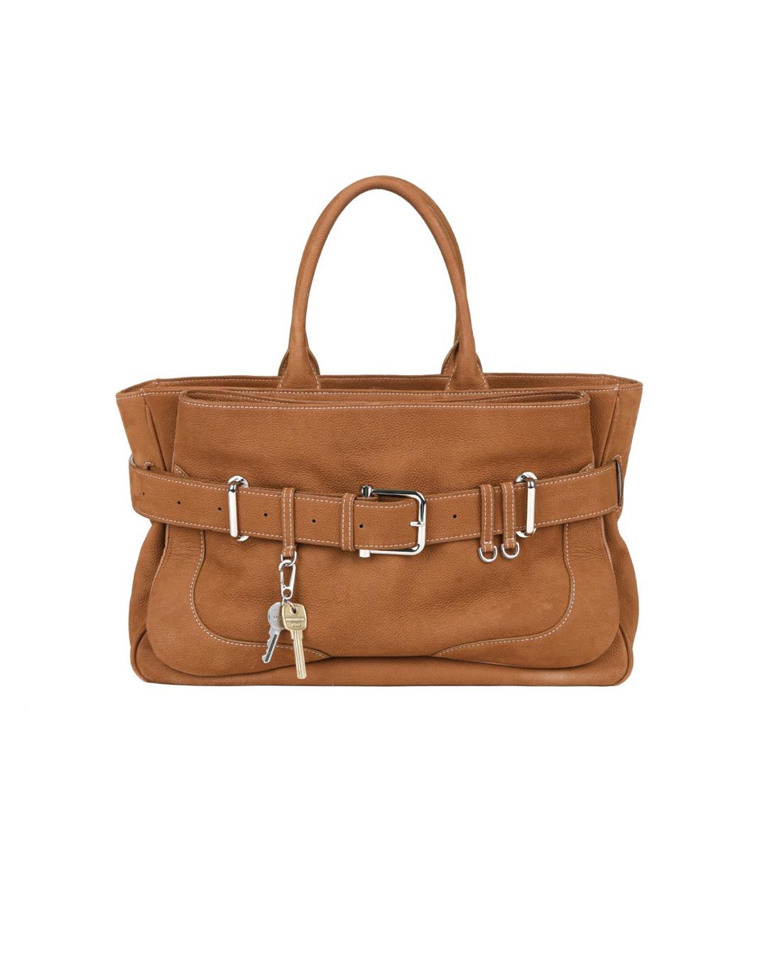 TOTE BROCLE [NUBUCK TAN]