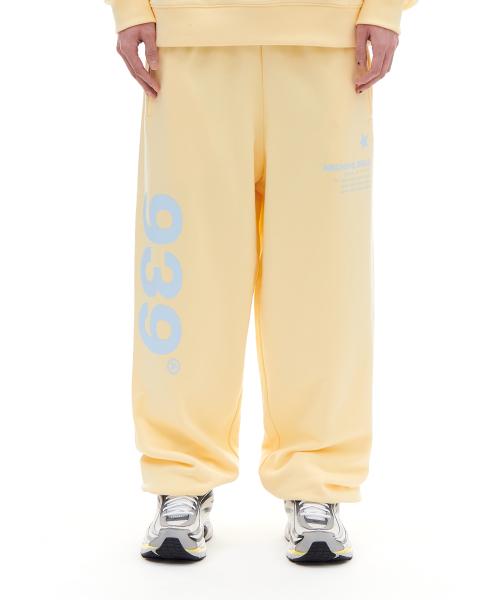 939 LOGO SWEAT PANTS (LEMON)