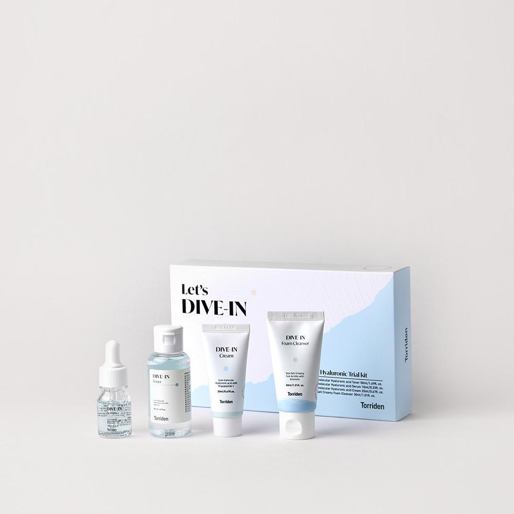 [체험기획] 다이브인 트라이얼 키트 (폼클렌징+토너+세럼+크림)