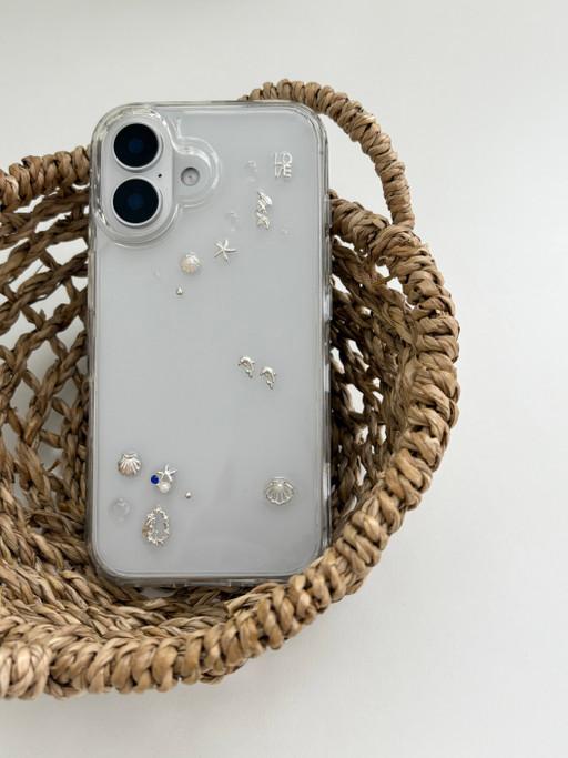 silver summer case / 아이폰17