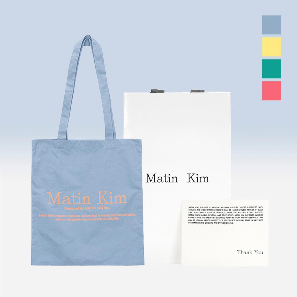 [단독포장] 마뗑킴 에코백 MATIN POPPIN ECO BAG 4컬러 택1 (+메시지카드증정)