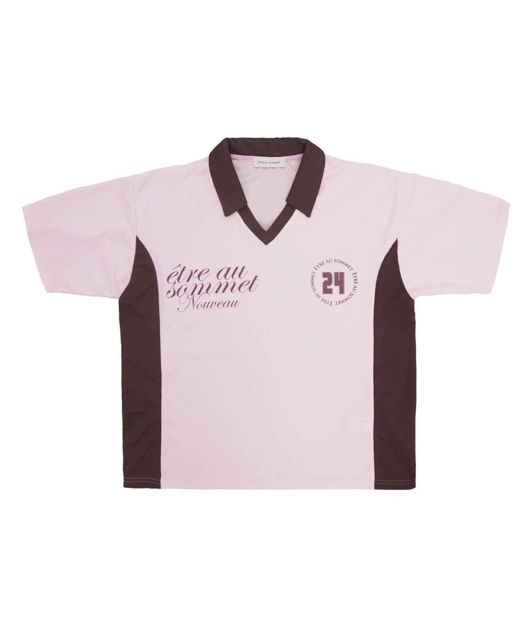 에슬릿 로고 카라티 (핑크) Unisex