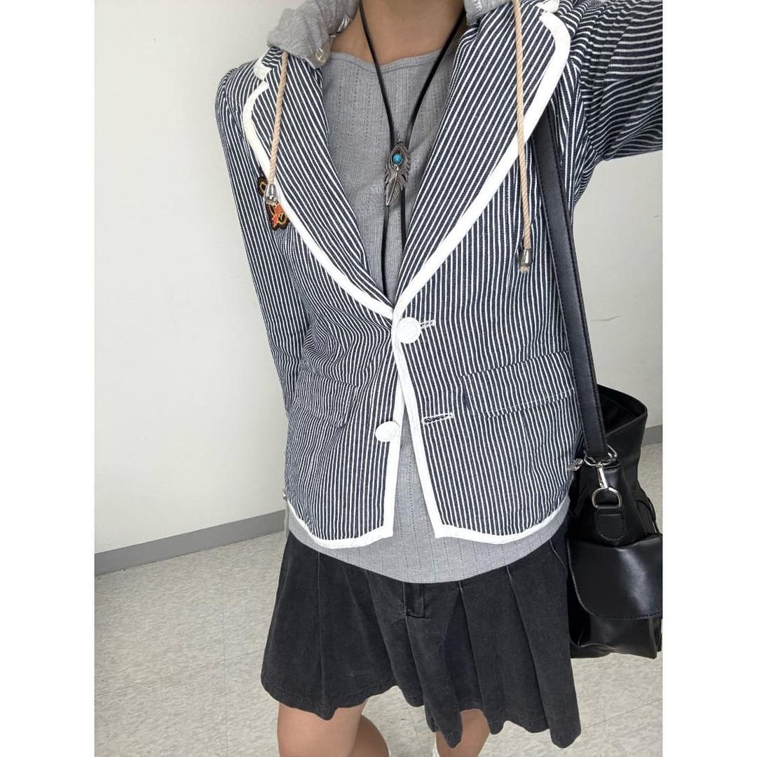 빈티지 트랄라라 프레피 후드 자켓 | 후루츠패밀리