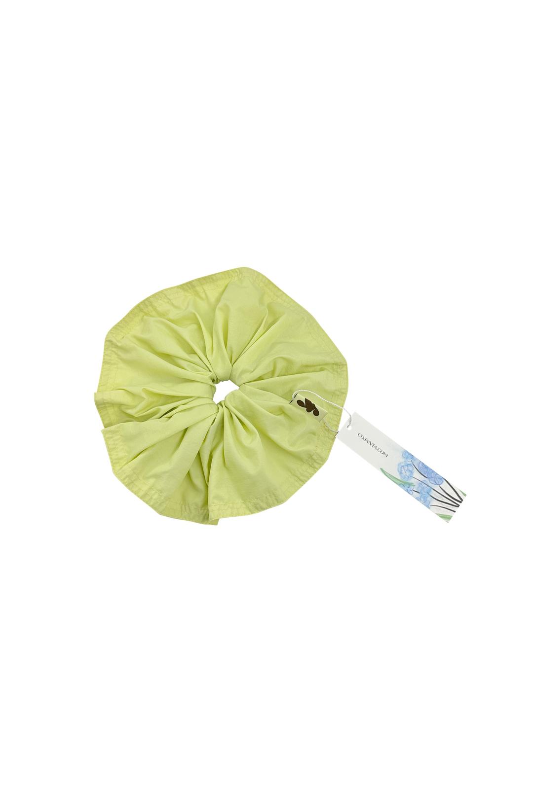 flower scrunch yellow green