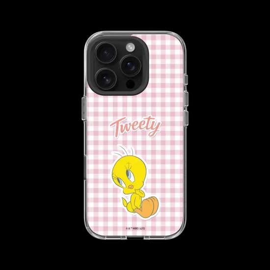 Looney Tunes | Pink tweety | Clear - 아이폰 16 프로 | RHINOSHIELD