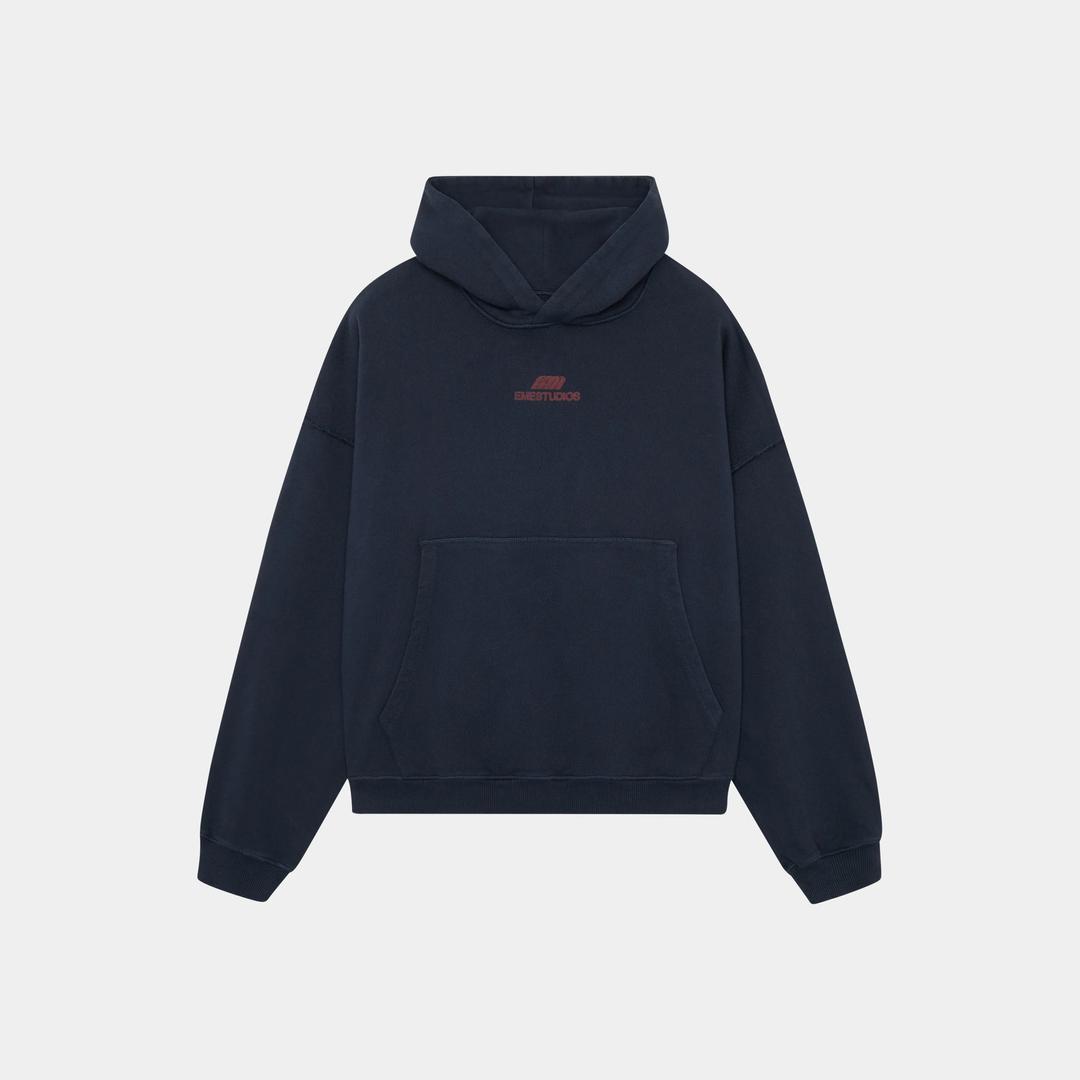 Whiz Navy Oversized Hoodie