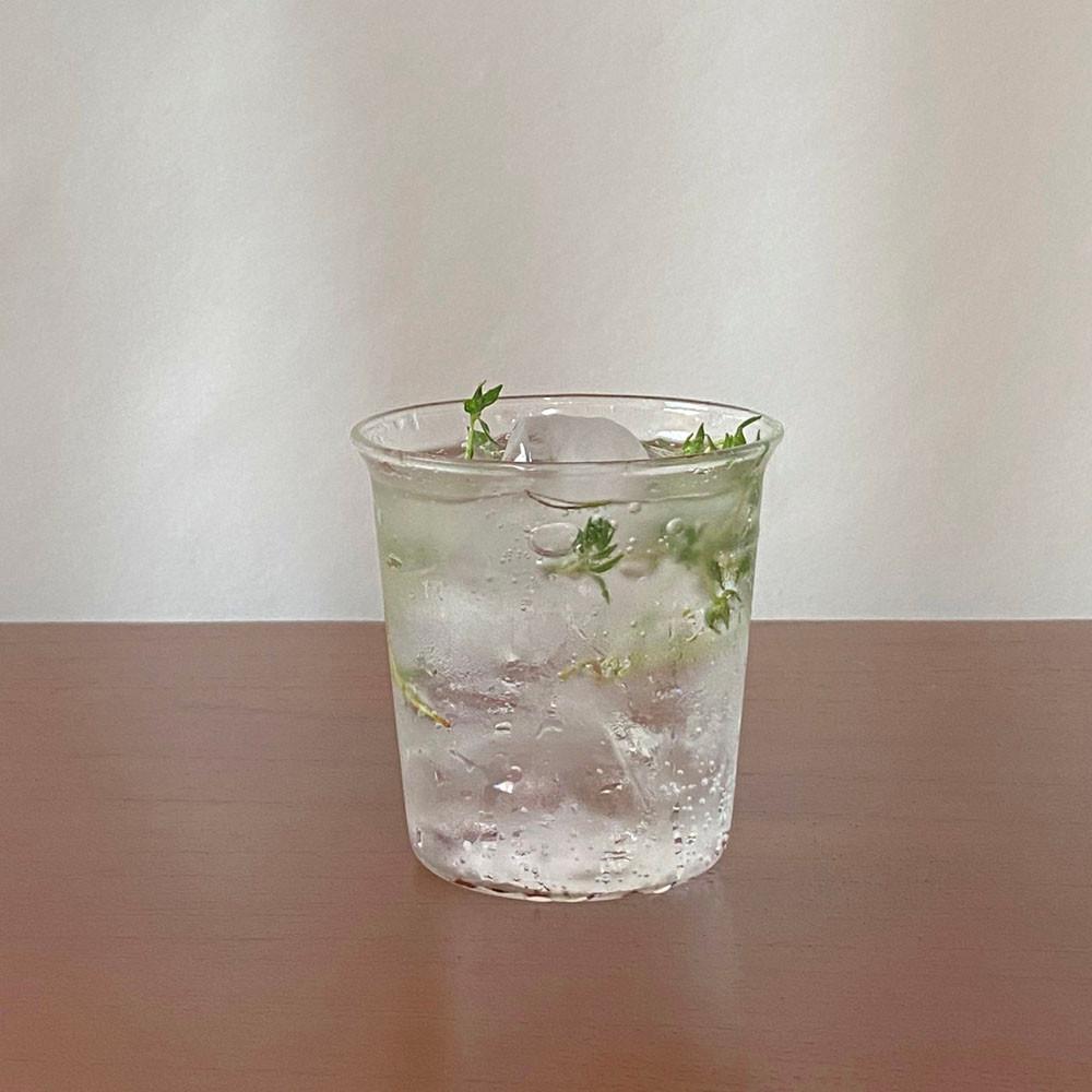 킨토 캐스트 워터글라스 유리 커피잔 250ml 빈티지 홈카페 아이스커피잔