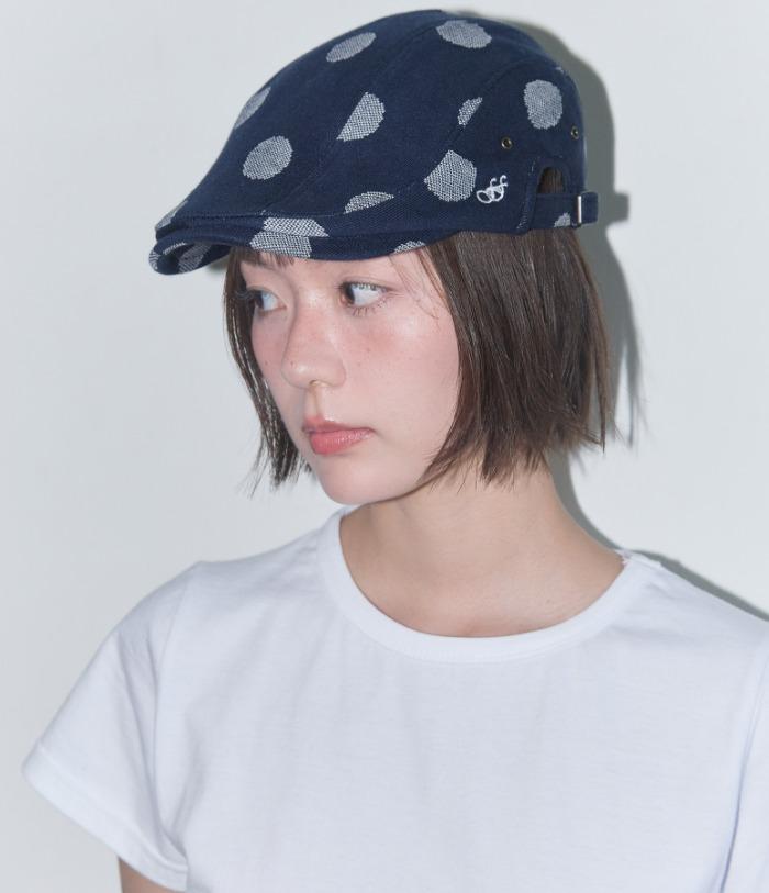 [5/26 예약배송] ANGEL DOT HUNTING CAP (NAVY) F25QE997