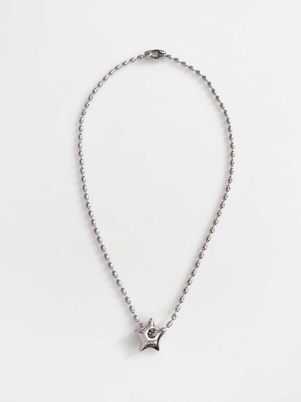 Star Oval Ball Chain Necklace