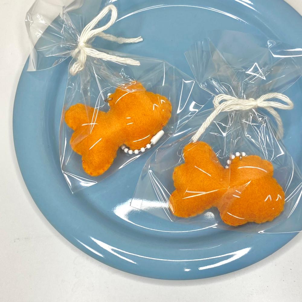 말랑 뽀그르르 금붕어 펠트 인형 키링