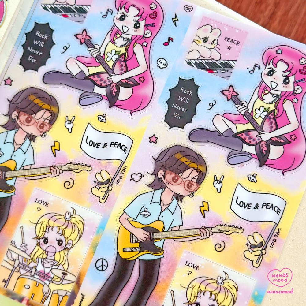 나나스무드 Rock Will Never Die 스티커