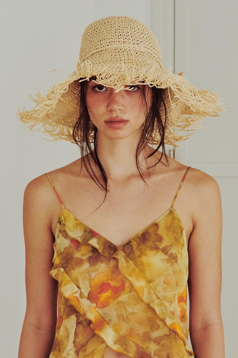 Fringe Straw Hat (BEIGE)