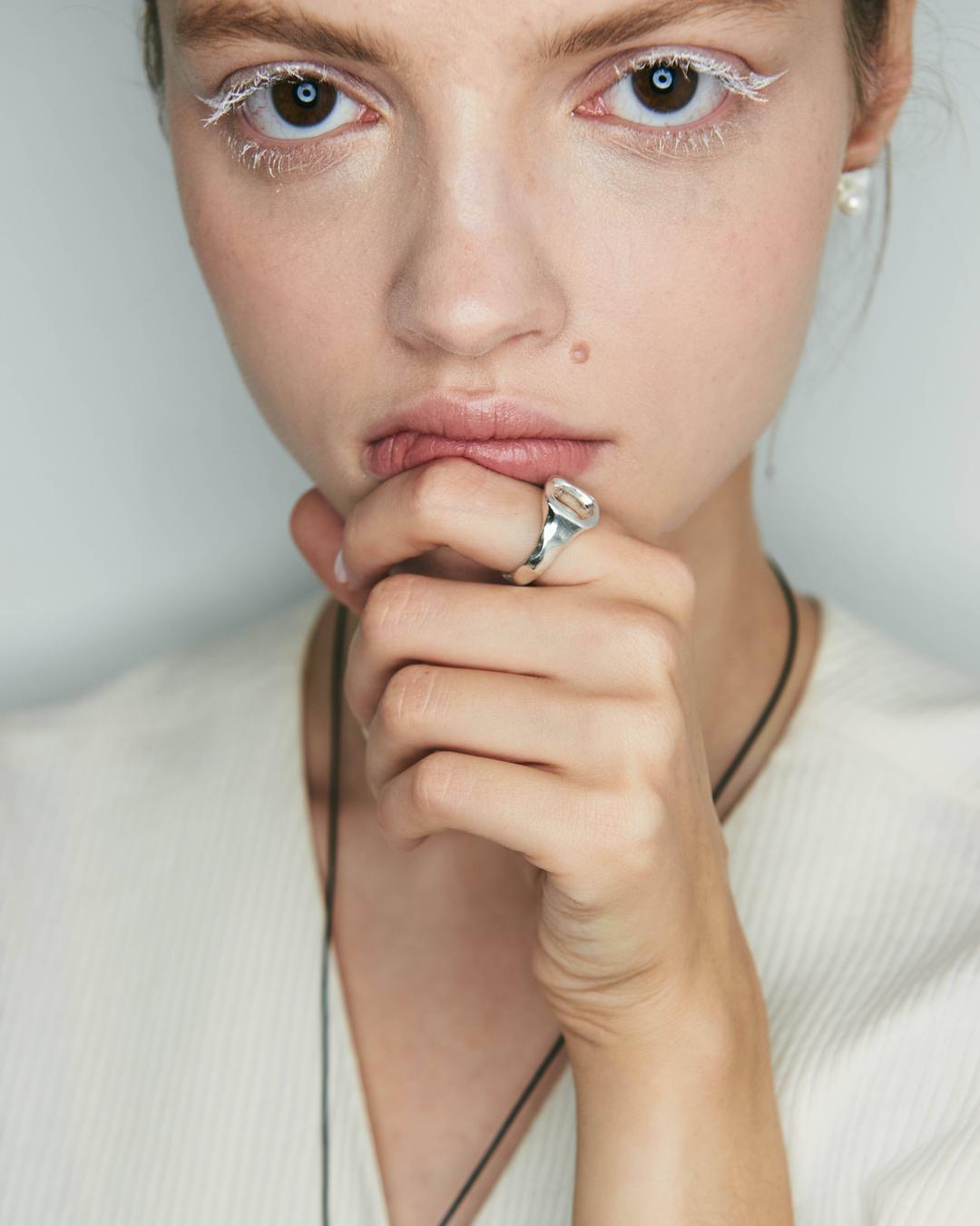 [Key 착용]Square hole ring