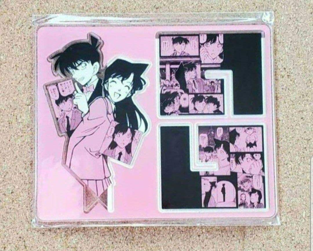 毛利蘭　工藤新一　青山剛昌ふるさと館　コナン探偵社とびだす　アクリルスタンド