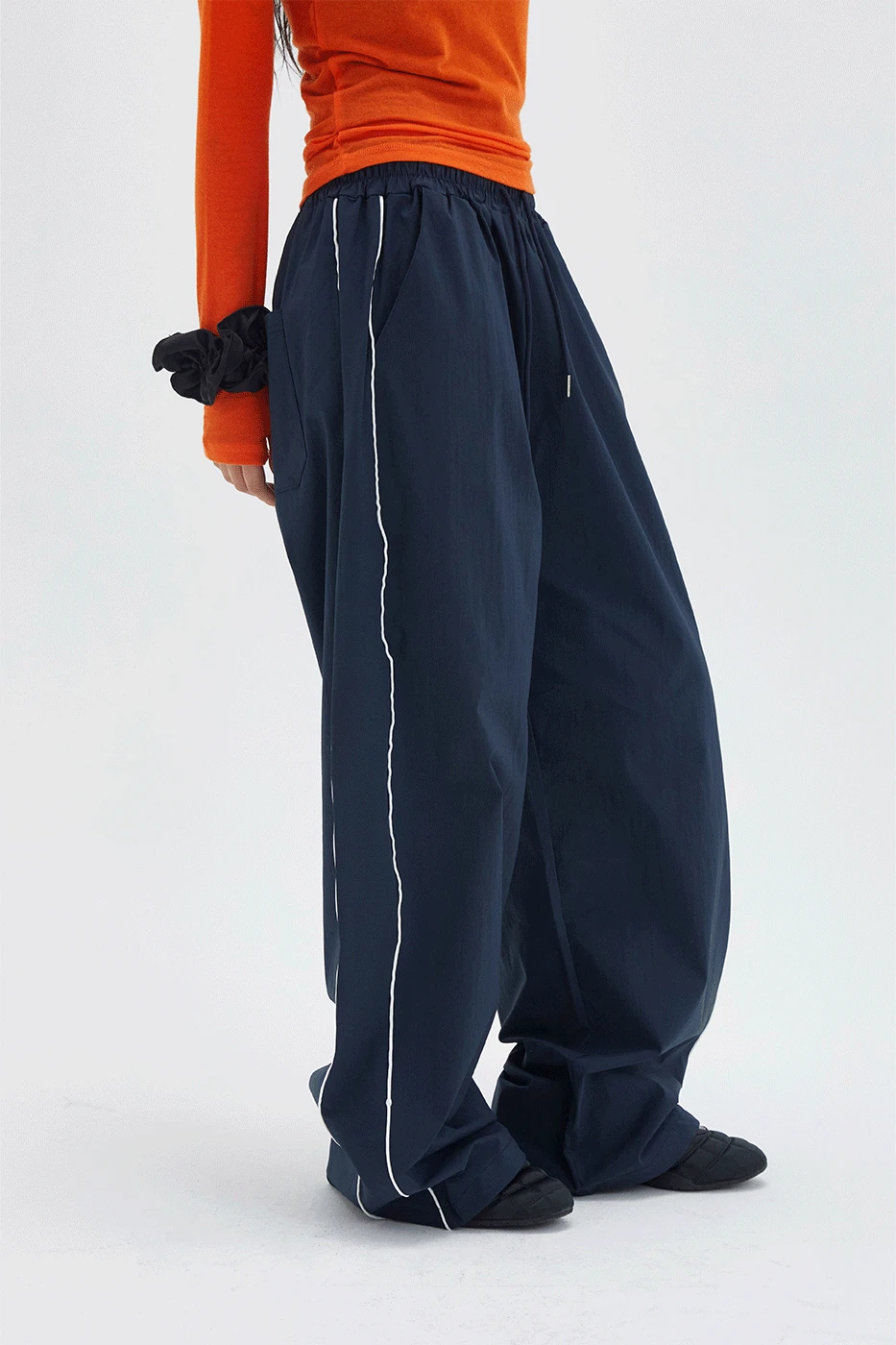 시티 나일론 트랙 팬츠