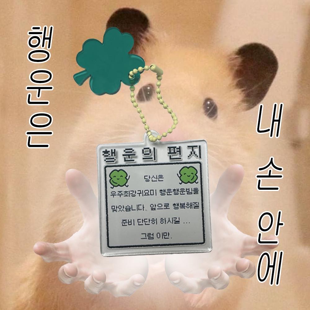 행운의 편지 키링