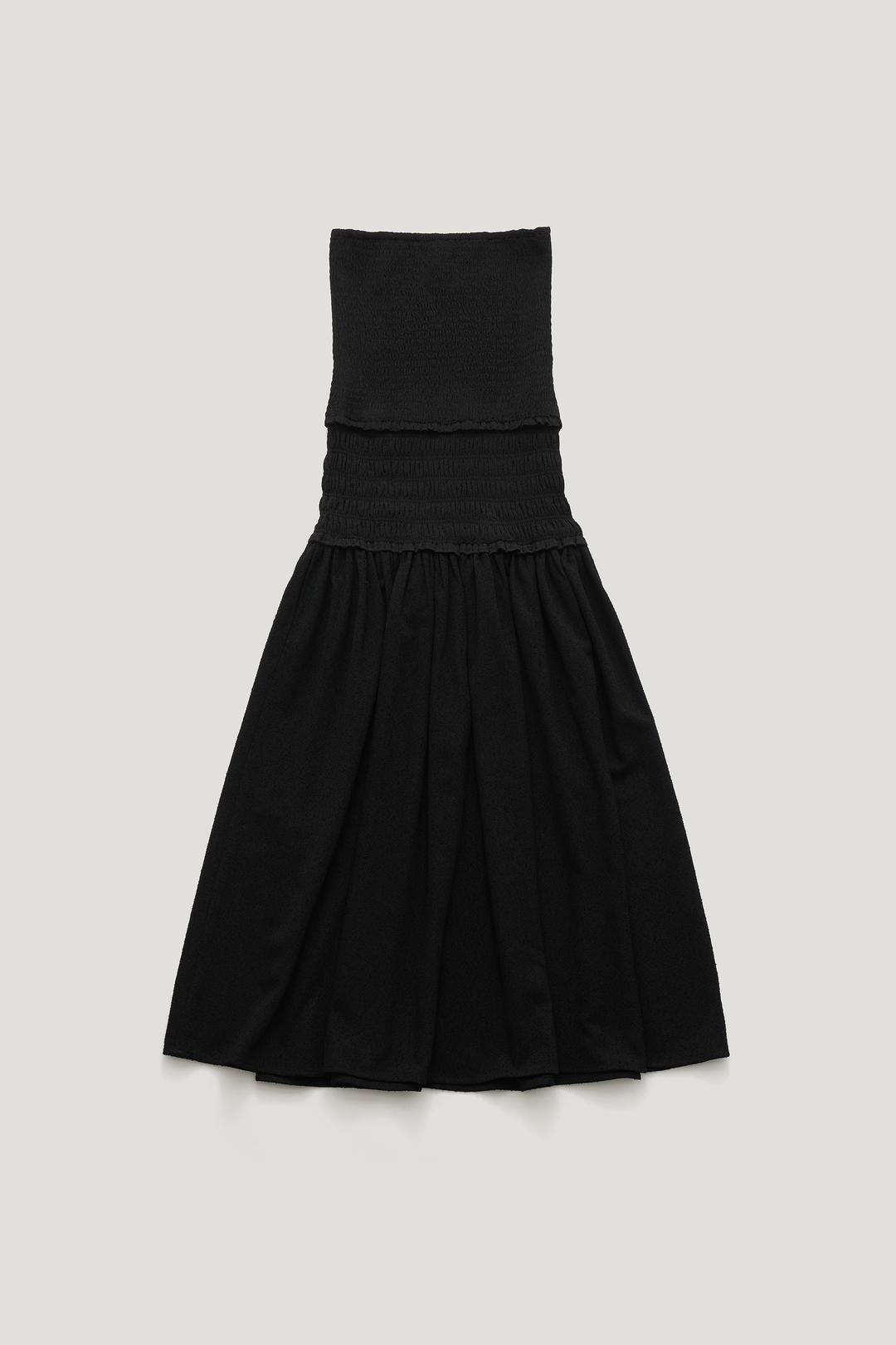 DAHLIA SMOCKING DRESS_BLACK / ₩288,000