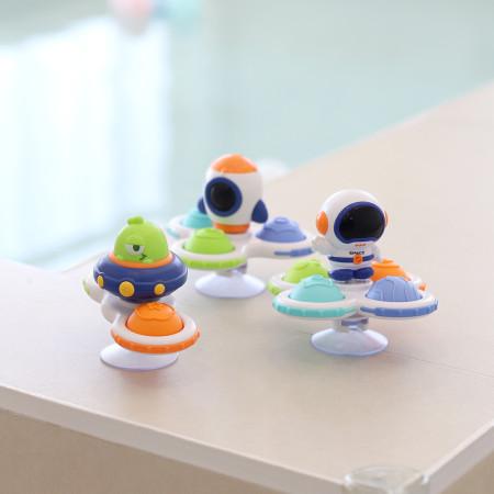 이런 상품 어때요? 해피플레이 빙글빙글 스페이스 회전 흡착딸랑이 영유아 아기 스피너