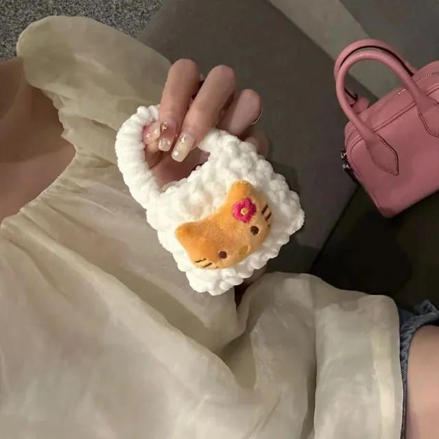 귀요미 키티 털짜임 털실  airpods pro 니트 포근 에어팟케이스 에어팟프로 1 2 에어팟 1 2 3세대 스트랩 데님 청바지 명품 감성  인스타 유니크 낙하방지 튼튼한 우정템